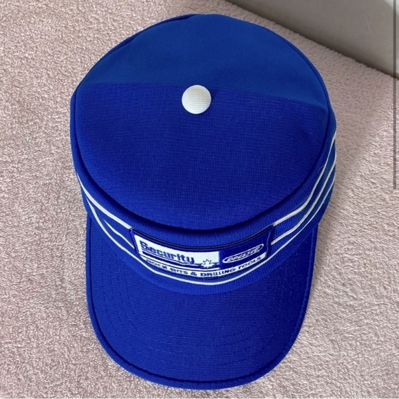 Vintage Blue Security Rock Bits & Drilling Tools Snap Back Hat - Picture 3 of 10